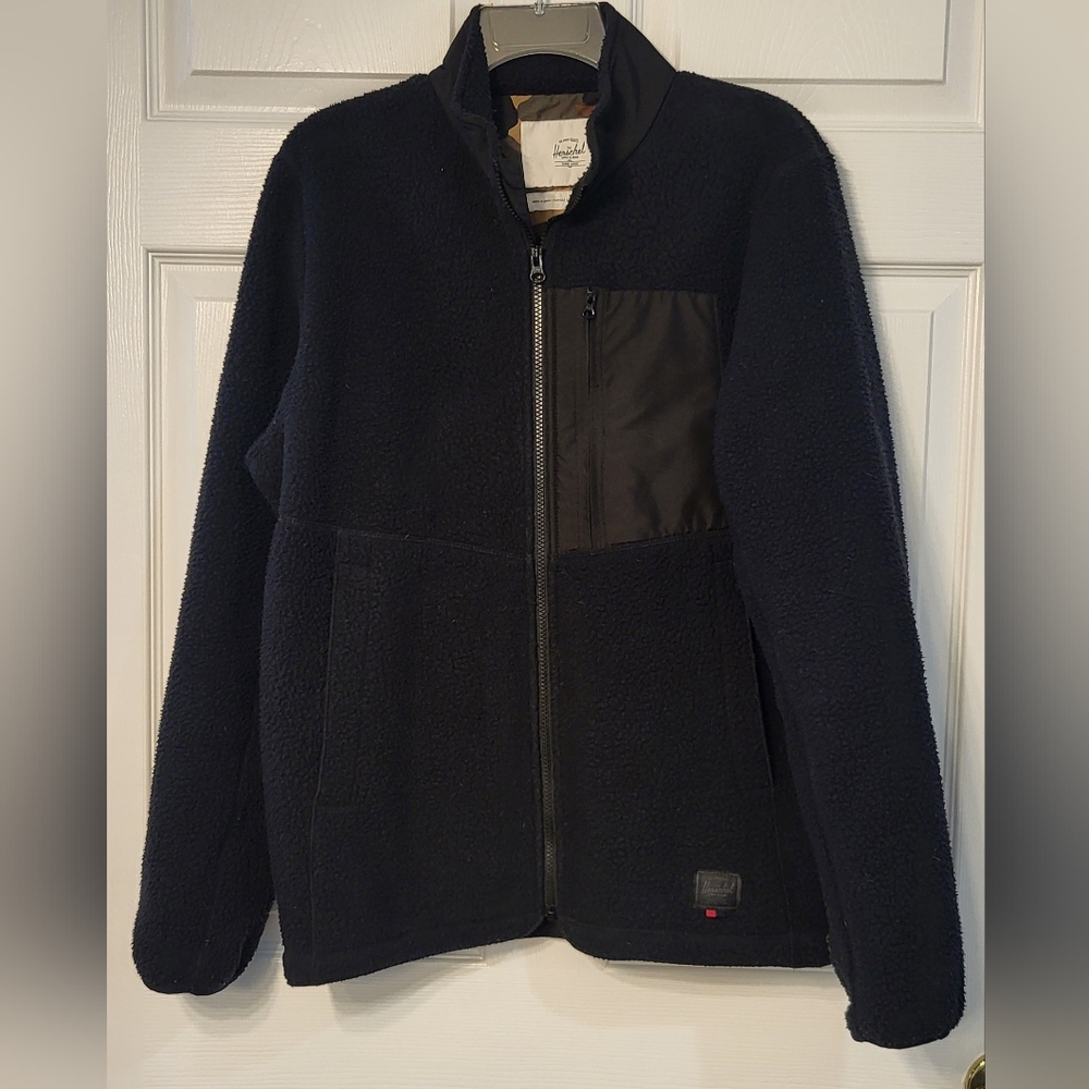 Herschel Supply Co. Men's LT Sherpa Full Zip Jacket Size Medium Gorpcore Heritag